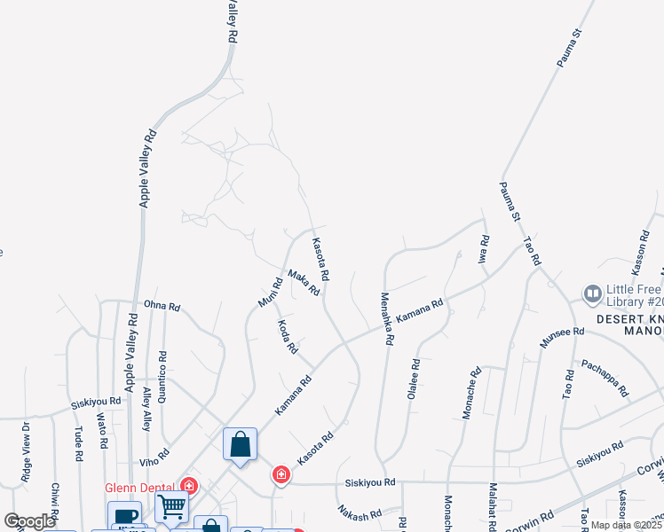 map of restaurants, bars, coffee shops, grocery stores, and more near 16601 Kasota Road in Apple Valley
