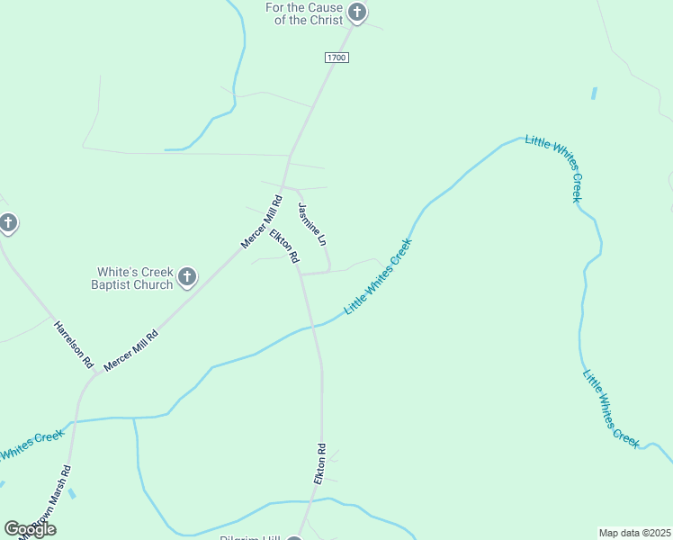 map of restaurants, bars, coffee shops, grocery stores, and more near 225 Jasmine Lane in Clarkton