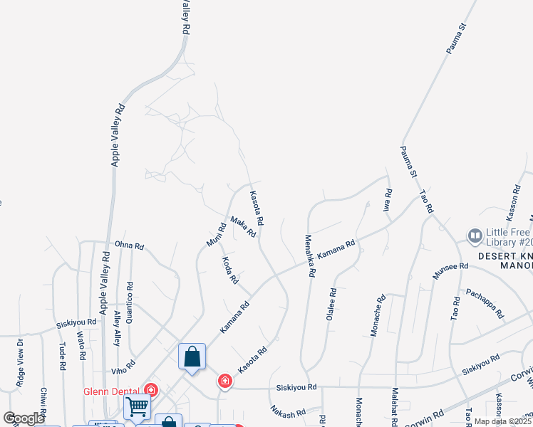 map of restaurants, bars, coffee shops, grocery stores, and more near 16601 Kasota Road in Apple Valley