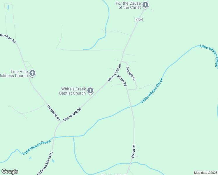 map of restaurants, bars, coffee shops, grocery stores, and more near 140 James Street in Clarkton