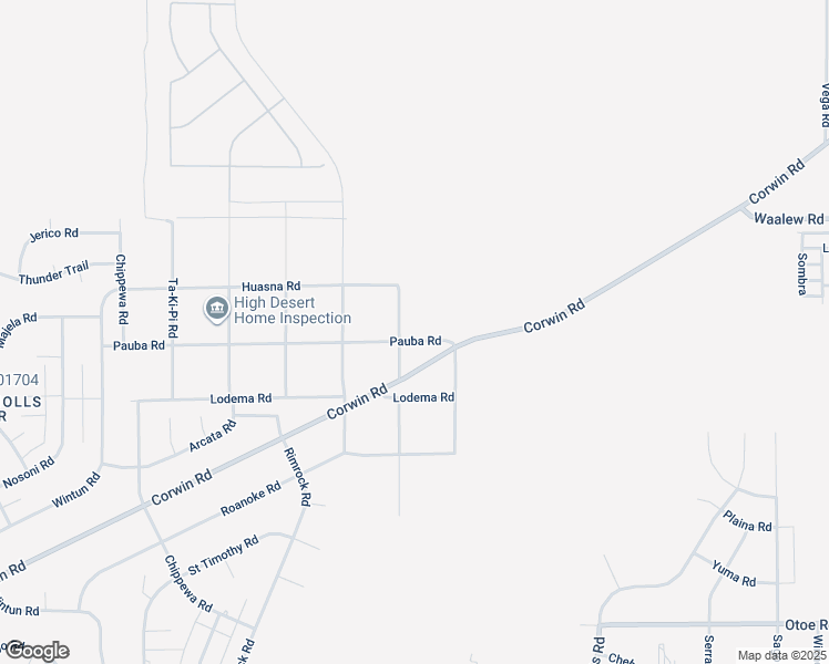 map of restaurants, bars, coffee shops, grocery stores, and more near Atoka Road in Apple Valley