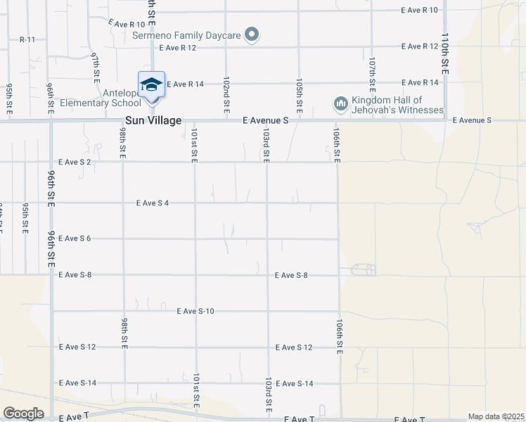 map of restaurants, bars, coffee shops, grocery stores, and more near 10254 East Avenue South 4 in Littlerock