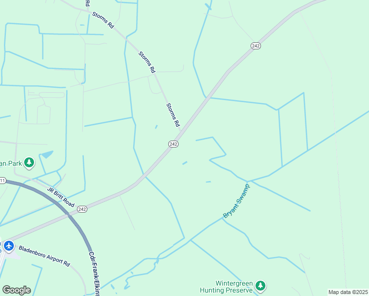 map of restaurants, bars, coffee shops, grocery stores, and more near 11591 North Carolina 242 in Bladenboro