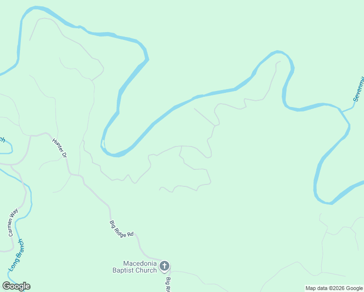 map of restaurants, bars, coffee shops, grocery stores, and more near Marie Drive in Talking Rock