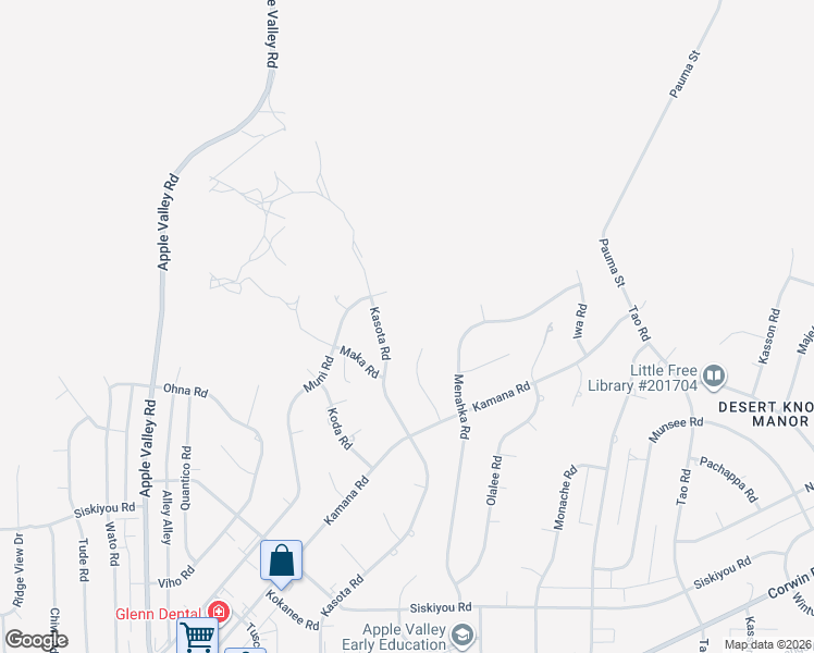 map of restaurants, bars, coffee shops, grocery stores, and more near 16639 Kasota Road in Apple Valley