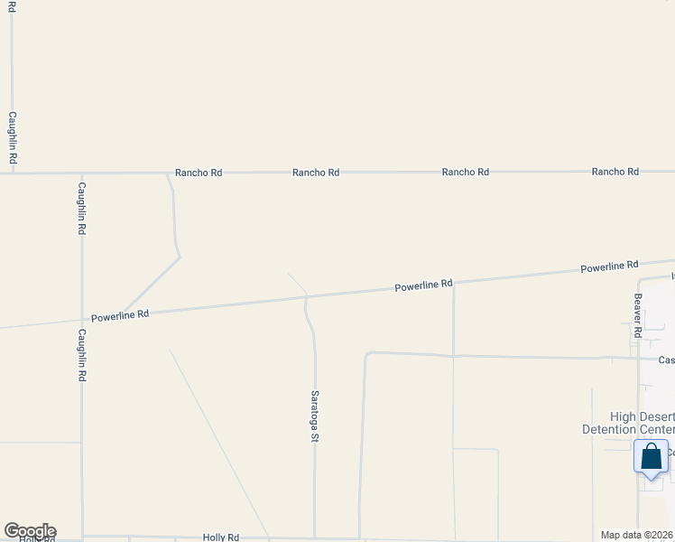 map of restaurants, bars, coffee shops, grocery stores, and more near Powerline Road in Adelanto