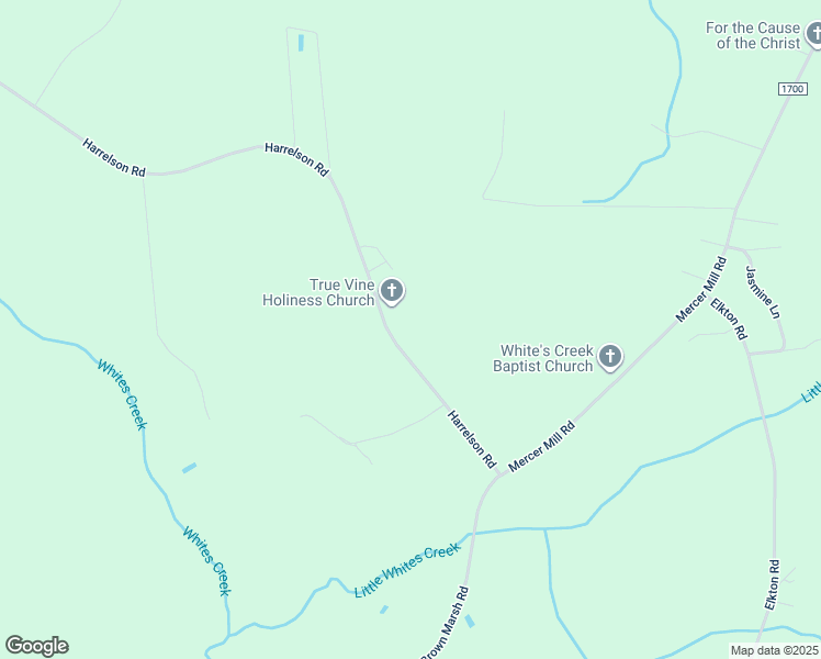 map of restaurants, bars, coffee shops, grocery stores, and more near 1563 Harrelson Road in Clarkton