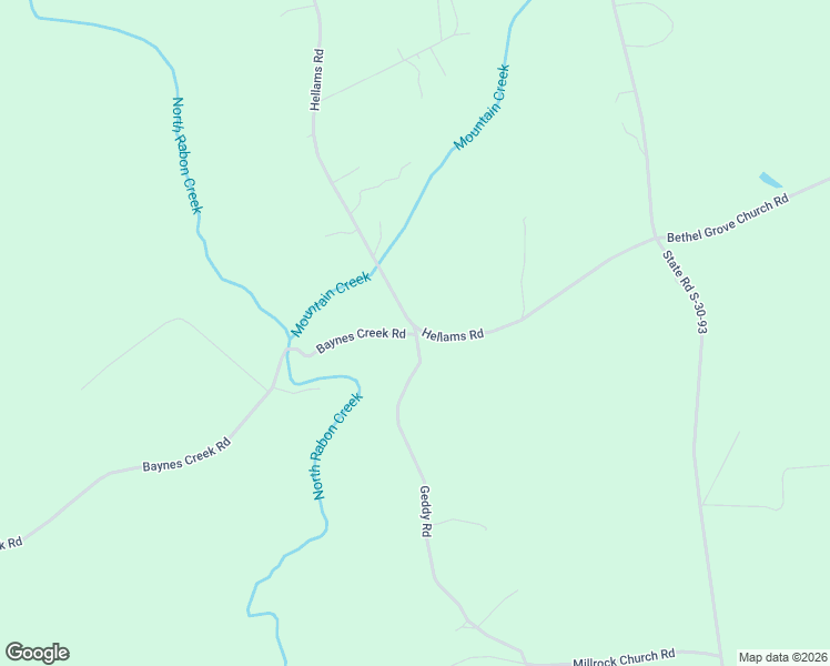 map of restaurants, bars, coffee shops, grocery stores, and more near 672 Hellams Road in Gray Court