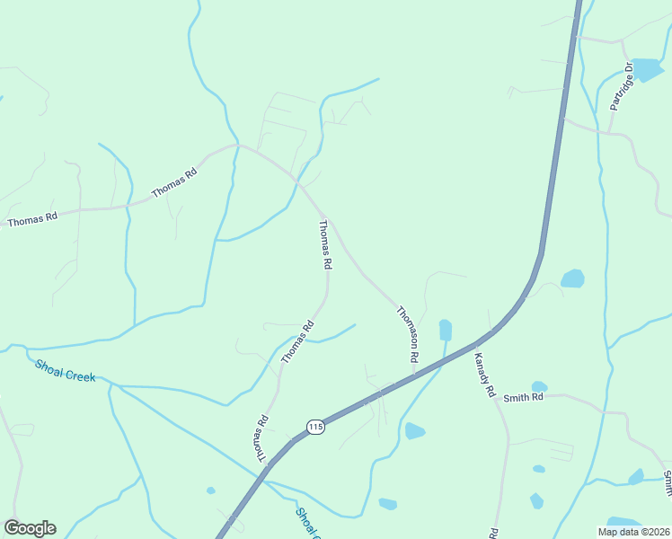 map of restaurants, bars, coffee shops, grocery stores, and more near 584 Thomas Road in Cleveland