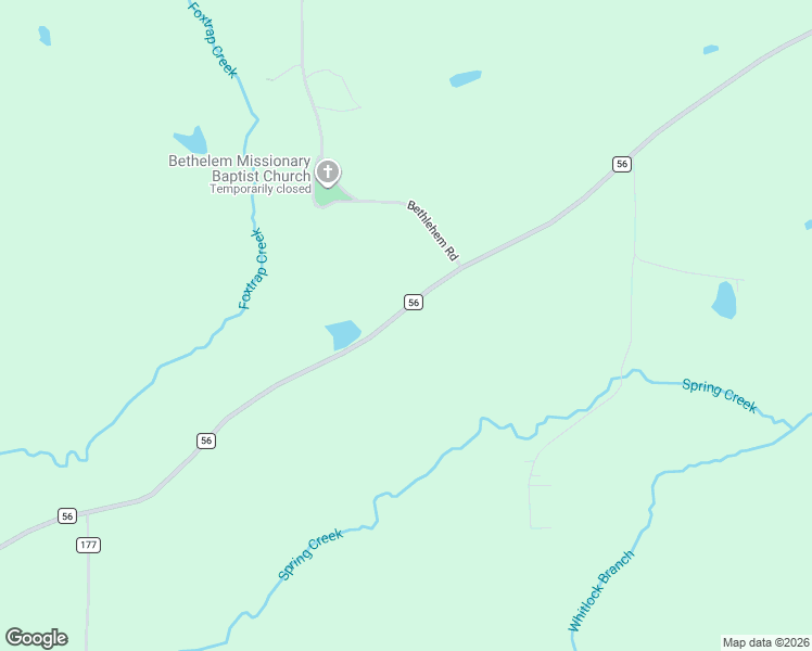 map of restaurants, bars, coffee shops, grocery stores, and more near 6082 County Road 56 in Russellville