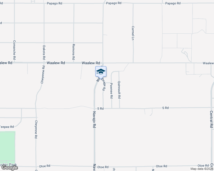 map of restaurants, bars, coffee shops, grocery stores, and more near 16655 Osage Road in Apple Valley