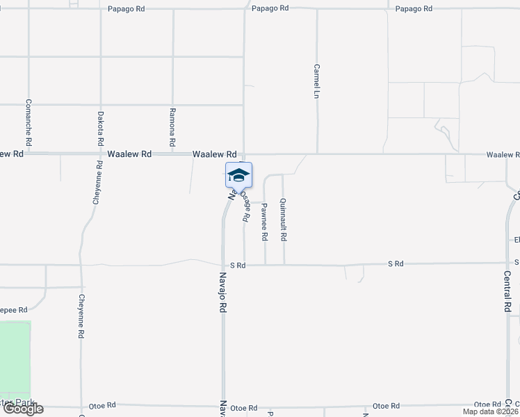 map of restaurants, bars, coffee shops, grocery stores, and more near 16655 Osage Road in Apple Valley