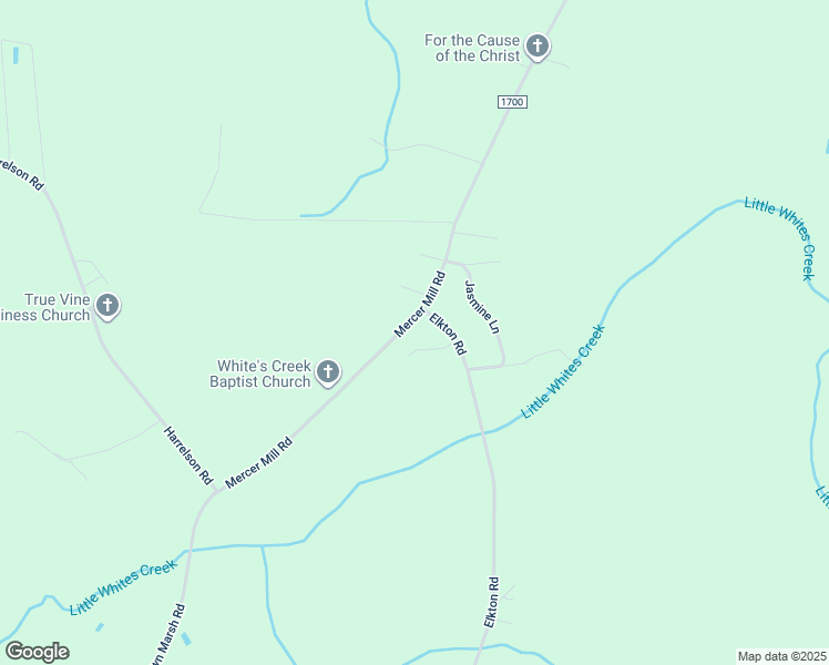 map of restaurants, bars, coffee shops, grocery stores, and more near 5855 Mercer Mill Brown Marsh Road in Clarkton