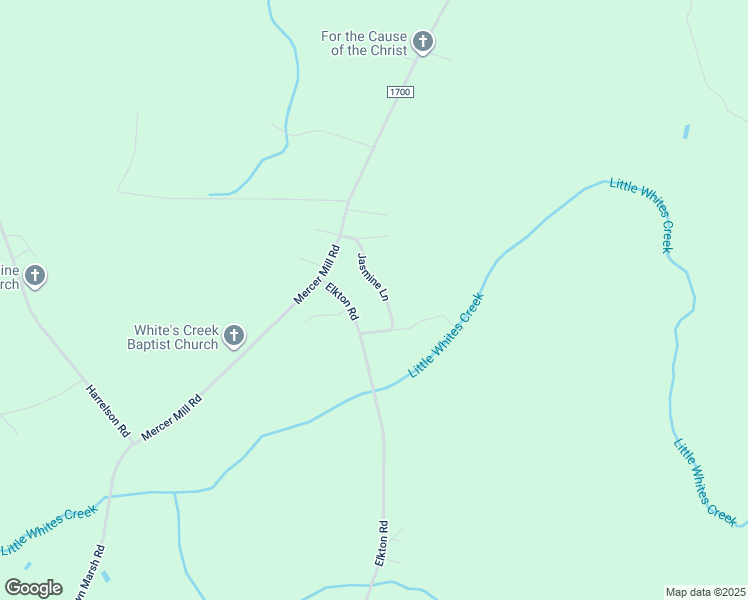 map of restaurants, bars, coffee shops, grocery stores, and more near 162 Jasmine Lane in Clarkton