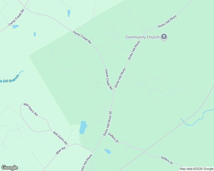 map of restaurants, bars, coffee shops, grocery stores, and more near 158 Hazel Creek Rd in Mt Airy