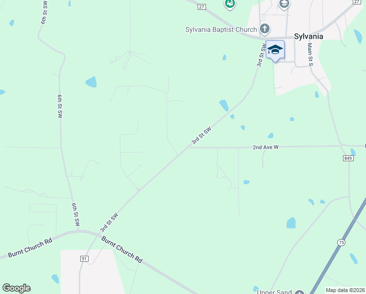 map of restaurants, bars, coffee shops, grocery stores, and more near 698 3rd Street Southwest in Sylvania