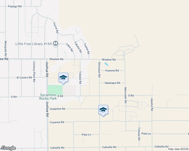map of restaurants, bars, coffee shops, grocery stores, and more near 16644 Shirwaun Road in Apple Valley