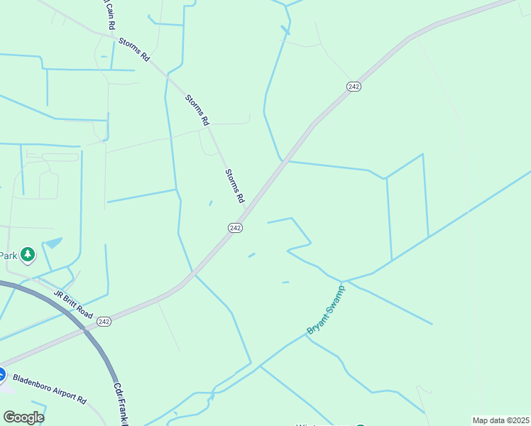 map of restaurants, bars, coffee shops, grocery stores, and more near 11545 North Carolina 242 in Bladenboro