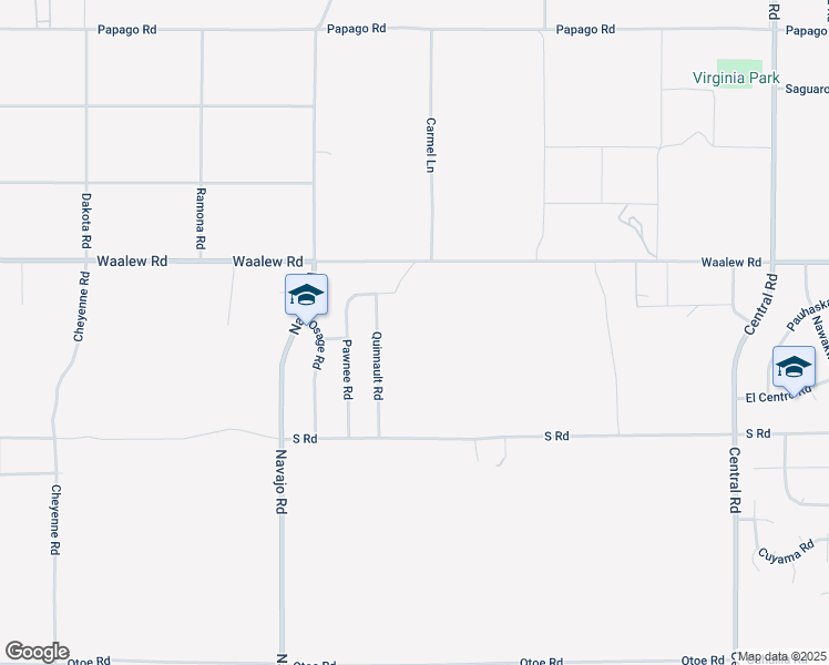 map of restaurants, bars, coffee shops, grocery stores, and more near Waalew Road in Apple Valley