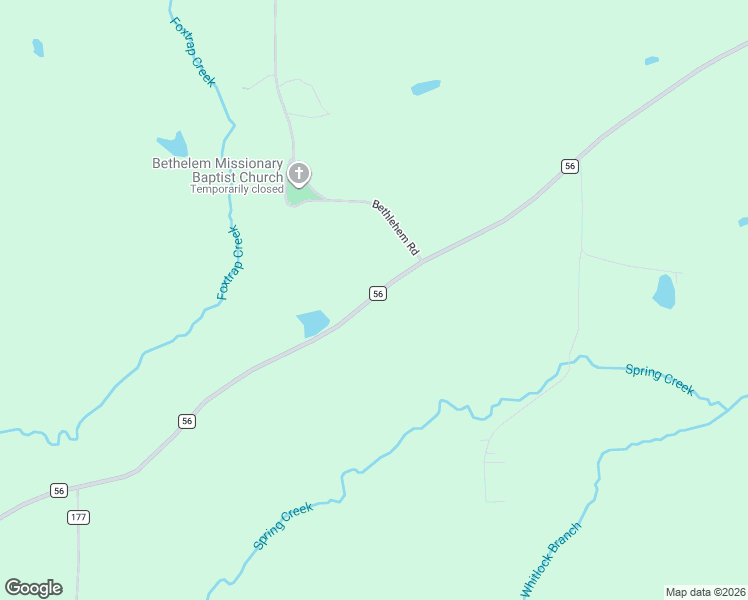 map of restaurants, bars, coffee shops, grocery stores, and more near 6082 County Road 56 in Russellville