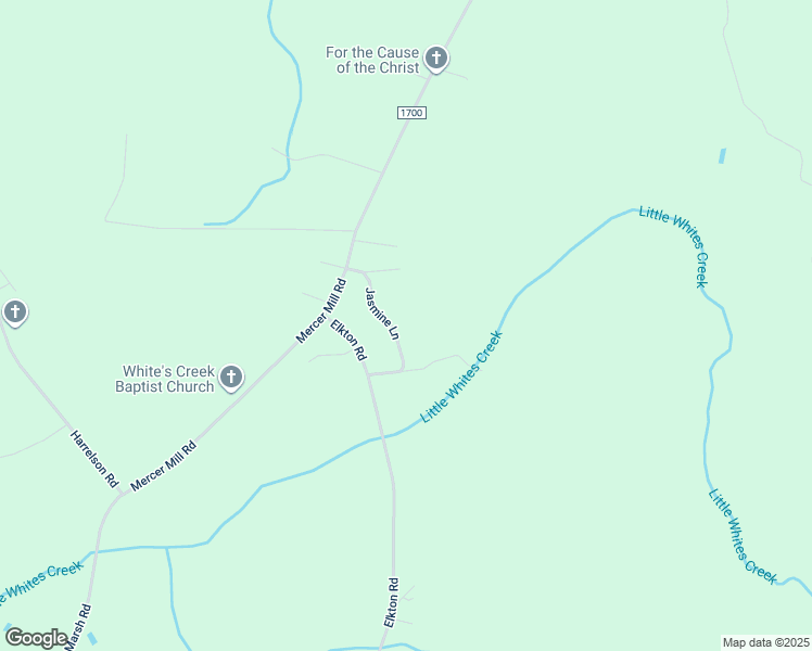 map of restaurants, bars, coffee shops, grocery stores, and more near 161 Jasmine Lane in Clarkton