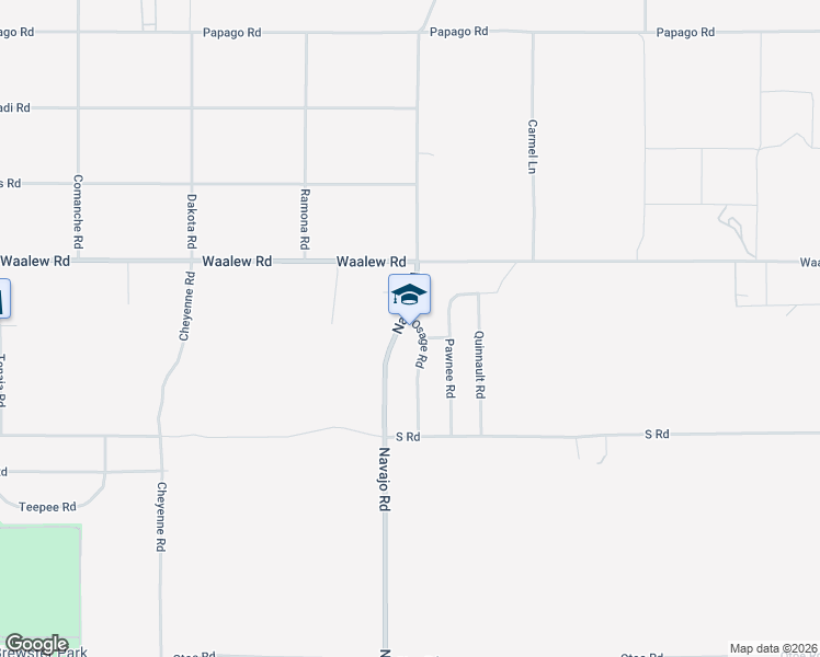 map of restaurants, bars, coffee shops, grocery stores, and more near 16655 Osage Road in Apple Valley