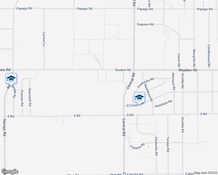map of restaurants, bars, coffee shops, grocery stores, and more near 22427 Huasna Road in Apple Valley