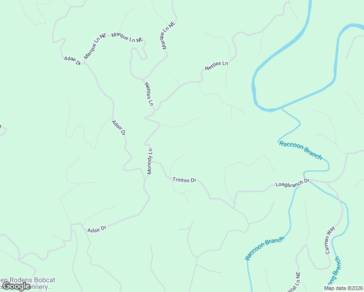 map of restaurants, bars, coffee shops, grocery stores, and more near 855 Albus Court in Ranger