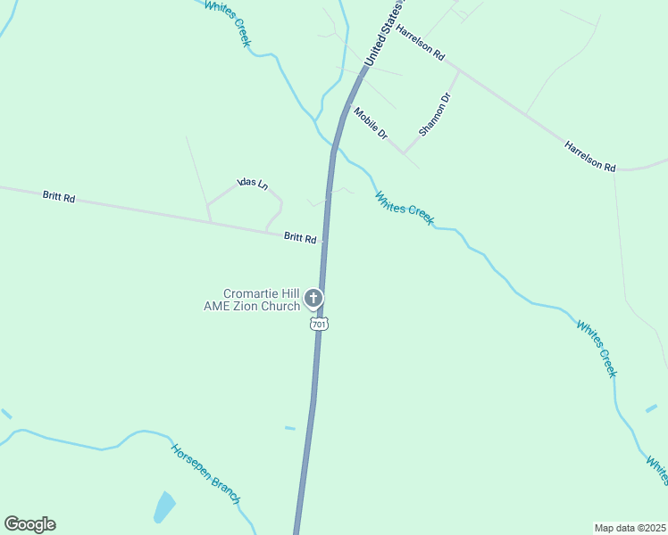 map of restaurants, bars, coffee shops, grocery stores, and more near 5551 United States 701 South in Clarkton