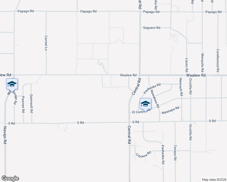 map of restaurants, bars, coffee shops, grocery stores, and more near 22427 Huasna Road in Apple Valley