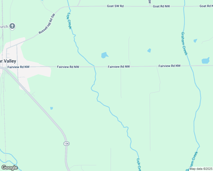 map of restaurants, bars, coffee shops, grocery stores, and more near 824 Fairview Road Northwest in Calhoun