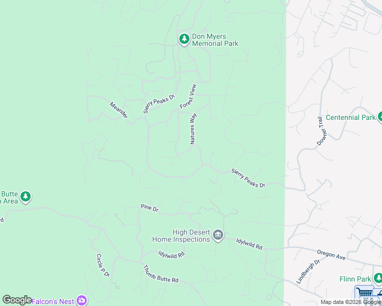map of restaurants, bars, coffee shops, grocery stores, and more near 1351 Natures Way in Prescott