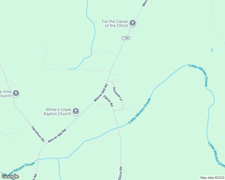 map of restaurants, bars, coffee shops, grocery stores, and more near 86 Jasmine Lane in Clarkton