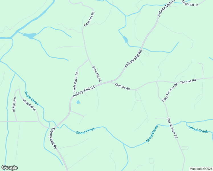 map of restaurants, bars, coffee shops, grocery stores, and more near 2927 Asbury Mill Road in Cleveland