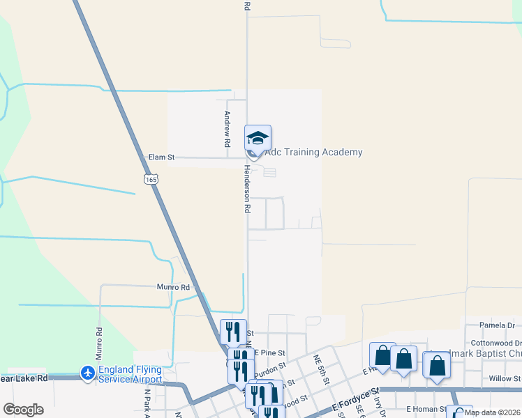 map of restaurants, bars, coffee shops, grocery stores, and more near 107 Winfield Lane in England