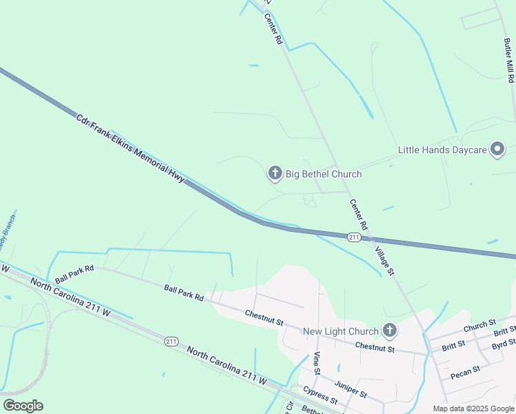 map of restaurants, bars, coffee shops, grocery stores, and more near 94 Arthalia Lane in Bladenboro