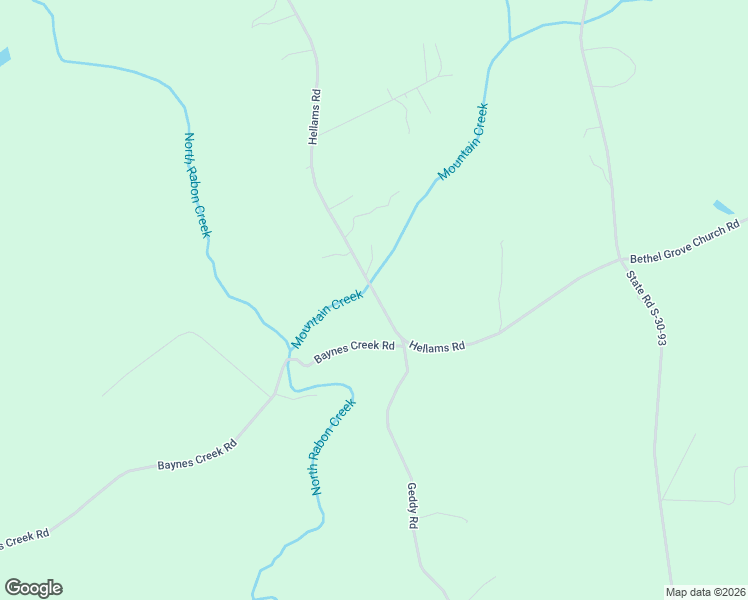 map of restaurants, bars, coffee shops, grocery stores, and more near 4047 Hellams Road in Gray Court