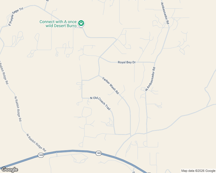 map of restaurants, bars, coffee shops, grocery stores, and more near 760 North Yarber Wash Road in Yavapai