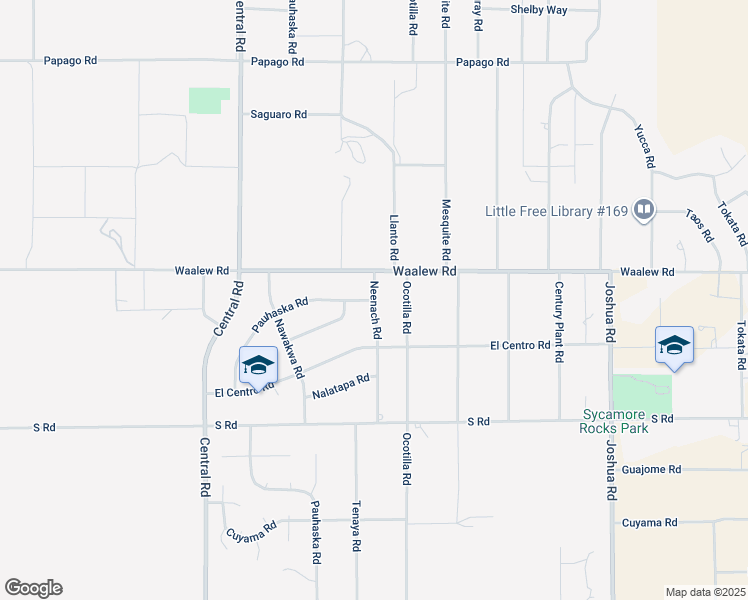 map of restaurants, bars, coffee shops, grocery stores, and more near 16944 Pauhaska Road in Apple Valley