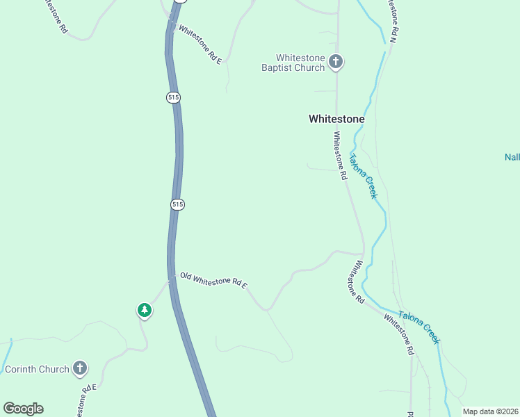 map of restaurants, bars, coffee shops, grocery stores, and more near 308 Old Whitestone Road East in Talking Rock