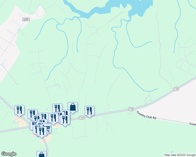 map of restaurants, bars, coffee shops, grocery stores, and more near 417 High Ridge Court in Sneads Ferry