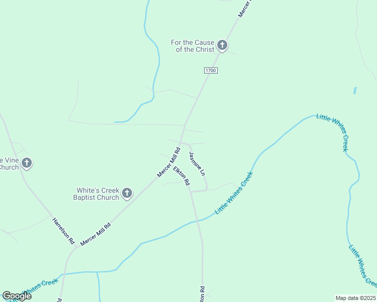 map of restaurants, bars, coffee shops, grocery stores, and more near 56 Jasmine Lane in Clarkton