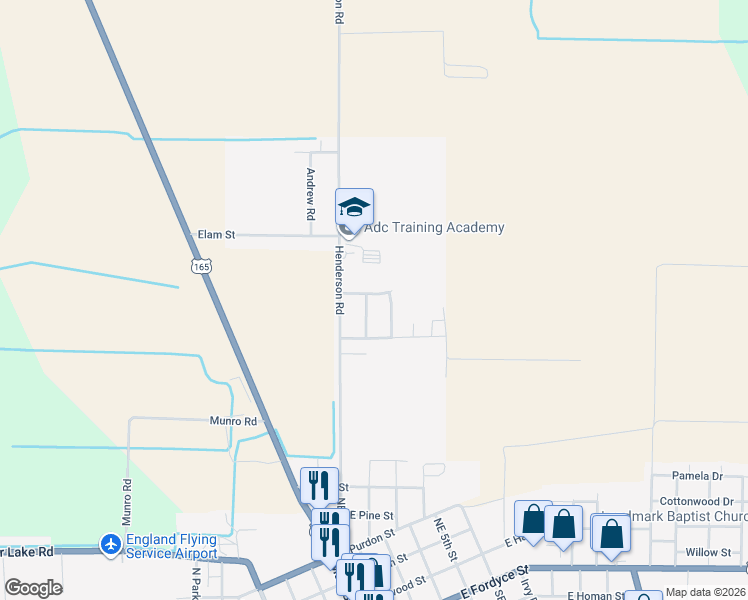map of restaurants, bars, coffee shops, grocery stores, and more near 107 Winfield Lane in England