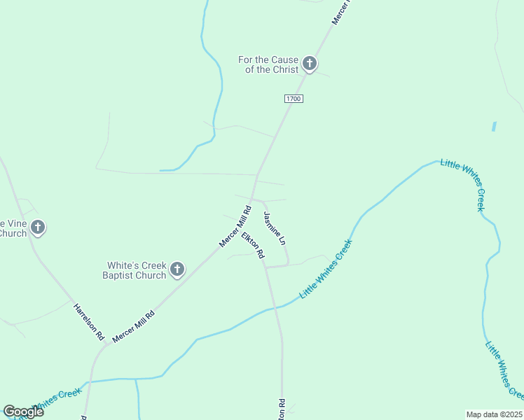 map of restaurants, bars, coffee shops, grocery stores, and more near 56 Jasmine Lane in Clarkton
