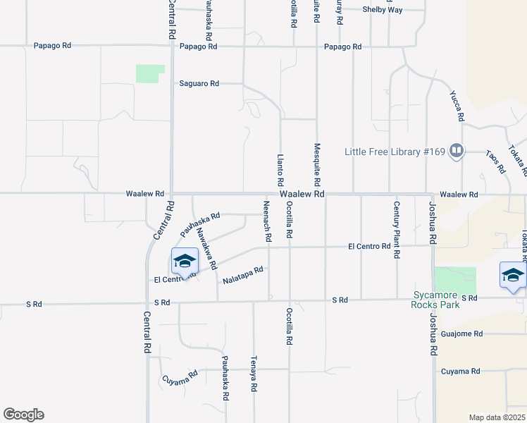 map of restaurants, bars, coffee shops, grocery stores, and more near 16944 Pauhaska Road in Apple Valley