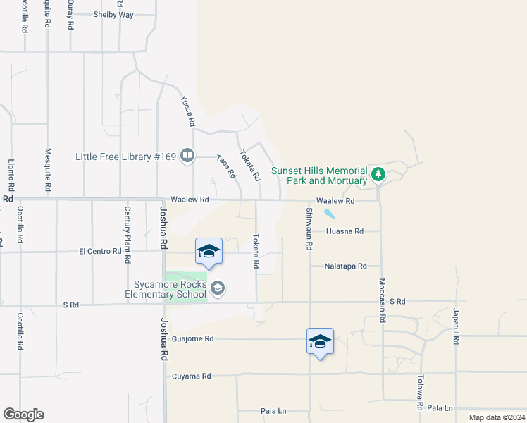 map of restaurants, bars, coffee shops, grocery stores, and more near Waalew Road in Apple Valley