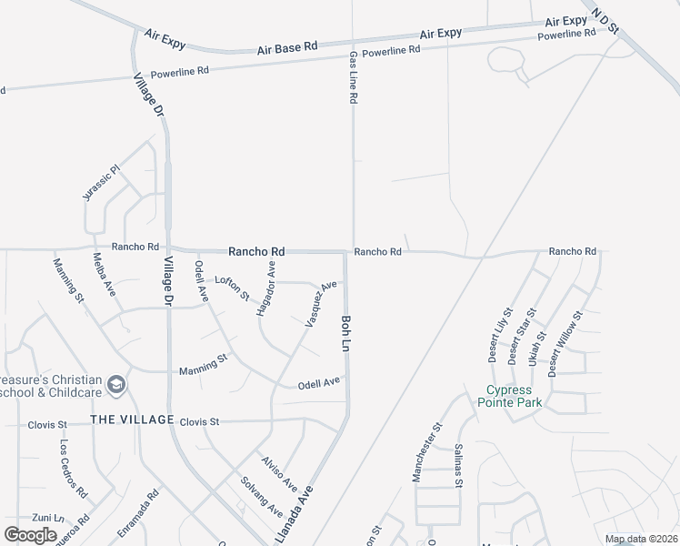 map of restaurants, bars, coffee shops, grocery stores, and more near 16784 Boh Lane in Victorville