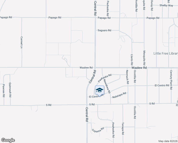 map of restaurants, bars, coffee shops, grocery stores, and more near 22520 Waalew Road in Apple Valley