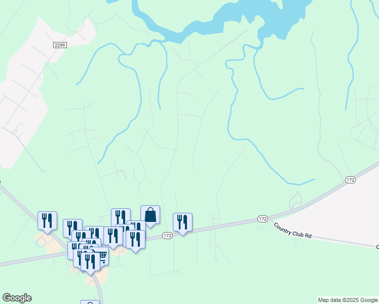map of restaurants, bars, coffee shops, grocery stores, and more near 414 High Ridge Court in Sneads Ferry
