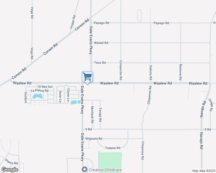 map of restaurants, bars, coffee shops, grocery stores, and more near 21025 Waalew Road in Apple Valley